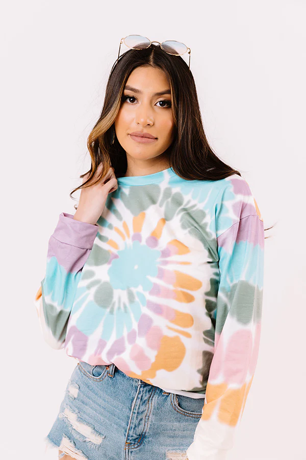 Stay Kind Tie Dye Sweater - Image 4