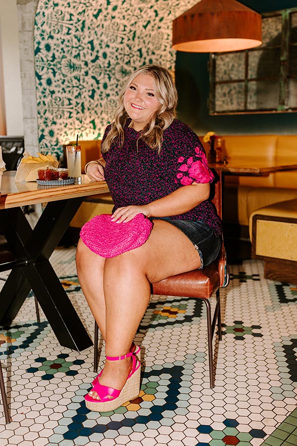 Stay Near Embroidered Shift Top Curves - Image 4