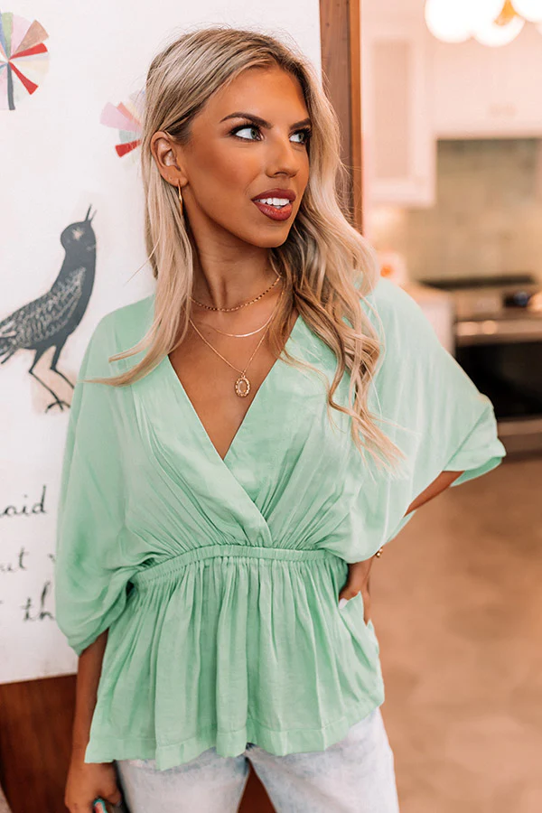 Stay Stunning Top In Mint - Image 2