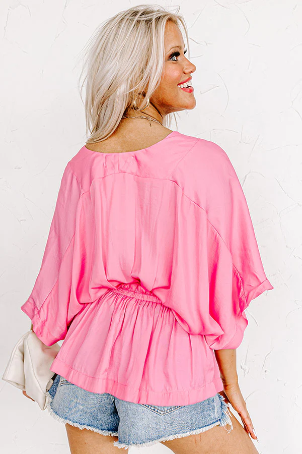 Stay Stunning Top In Pink - Image 3