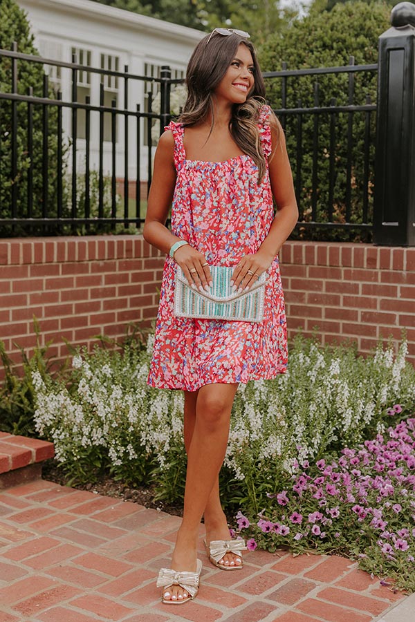 Stick Around Floral Shift Dress - Image 4