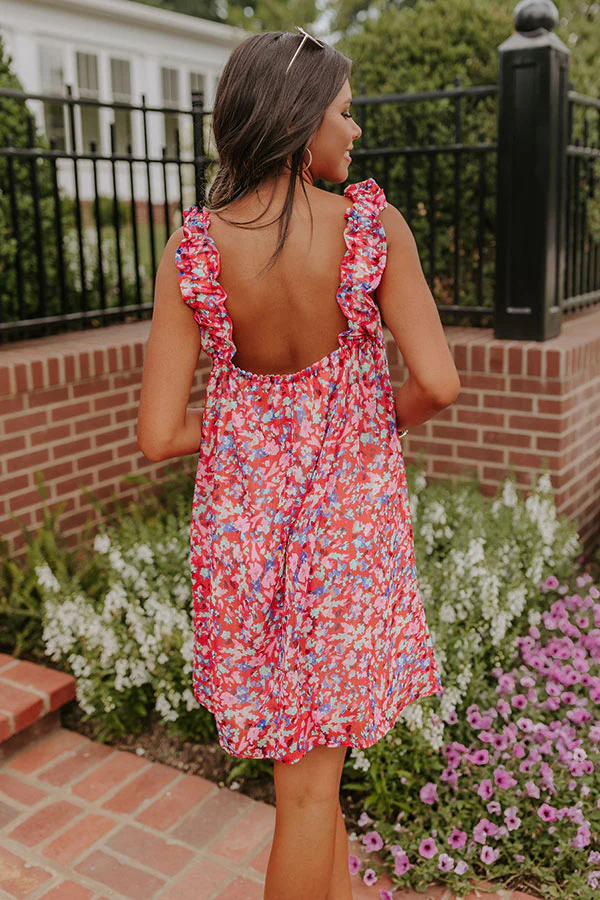 Stick Around Floral Shift Dress - Image 6