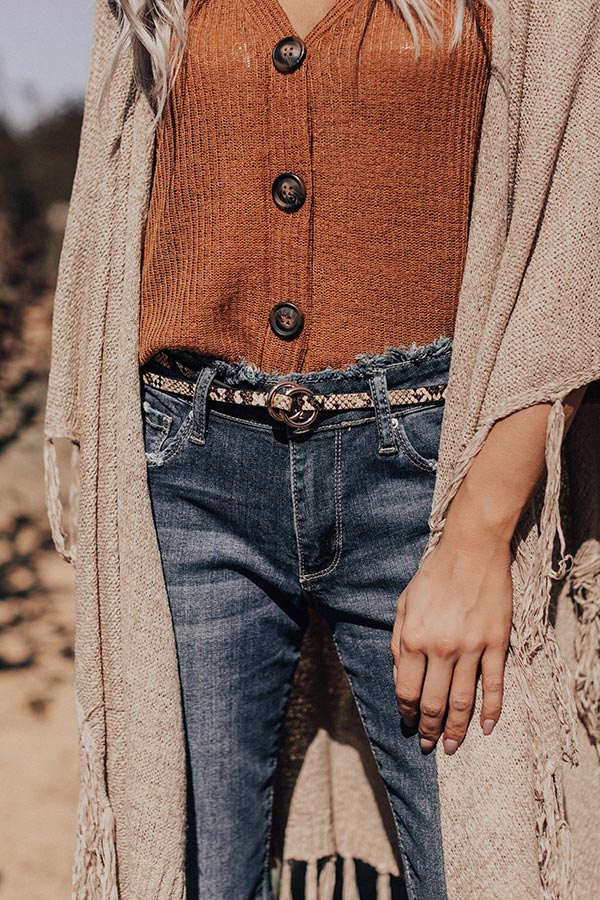 Style Profile Snake Print Belt - Image 3