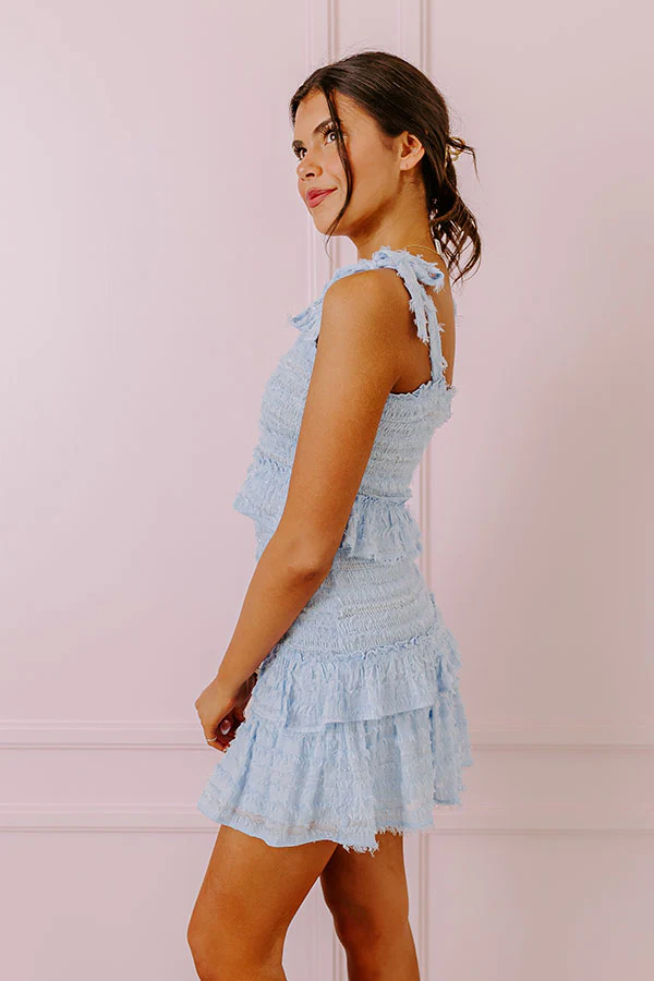 Subtle Flirt Smocked Mini Dress - Image 7