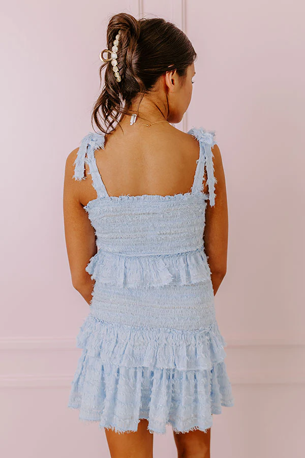 Subtle Flirt Smocked Mini Dress - Image 8