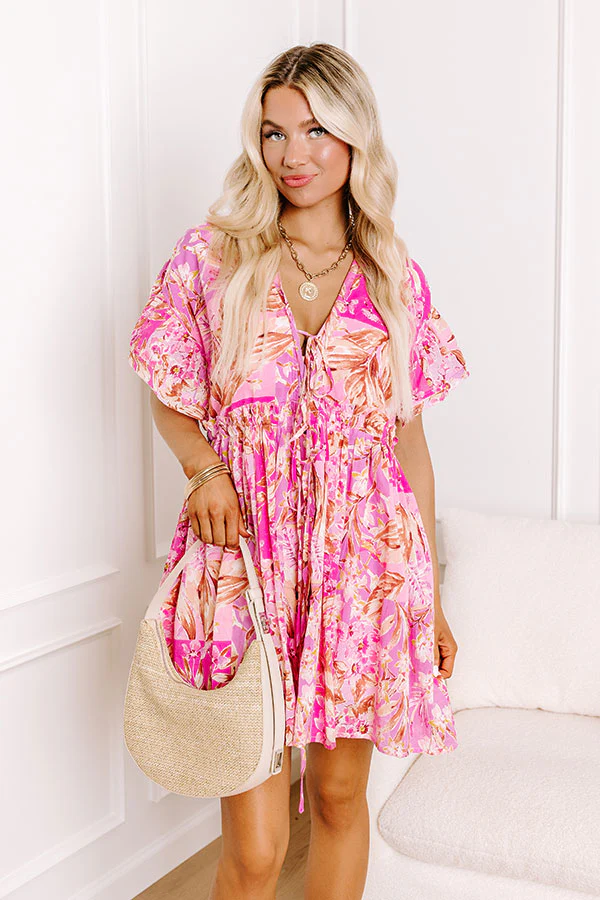 Summer Fun Floral Dress - Image 3