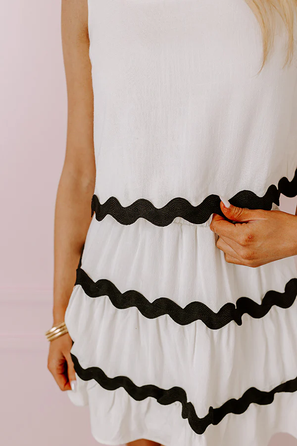 Summer Soiree Crop Top In White - Image 6