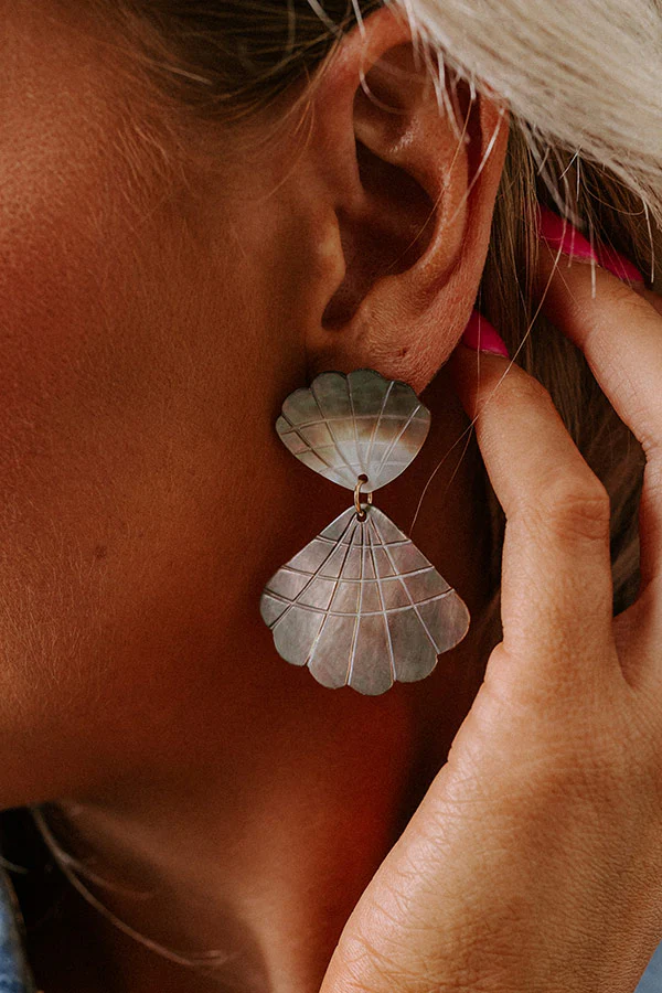 Summer Sweetness Abalone Shell Earrings - Image 2