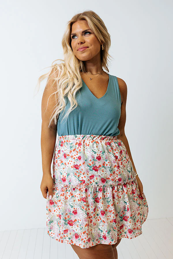 Sun And Shade Shift Top In Teal Curves - Image 5