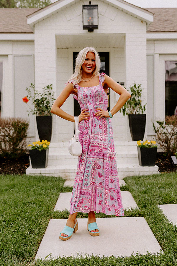 20-47 Sunny Delights Smocked Midi - Image 8