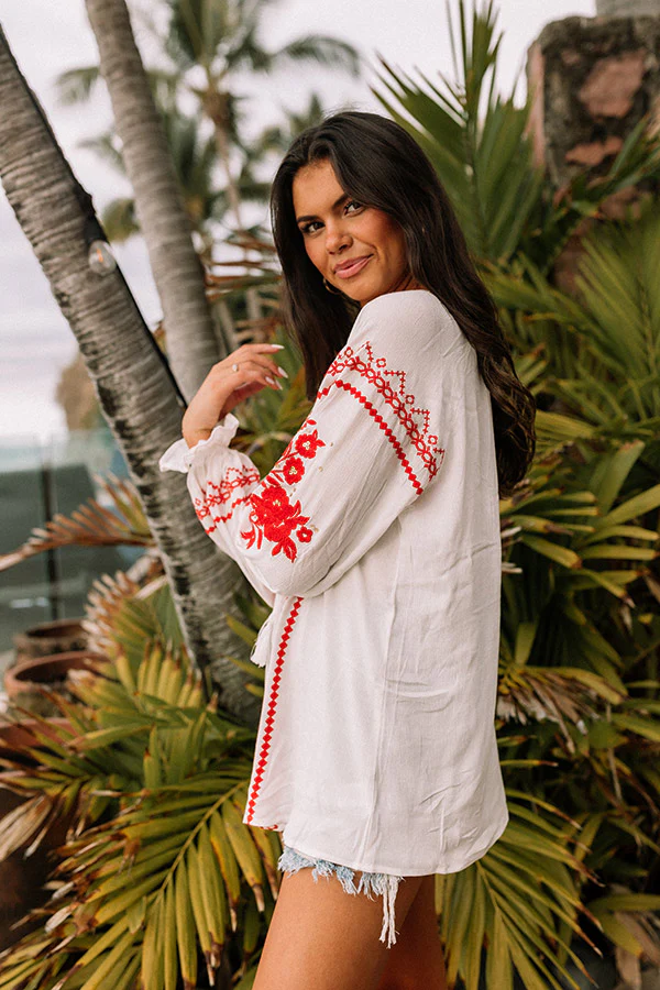 Sunny Garden Embroidered Top - Image 4