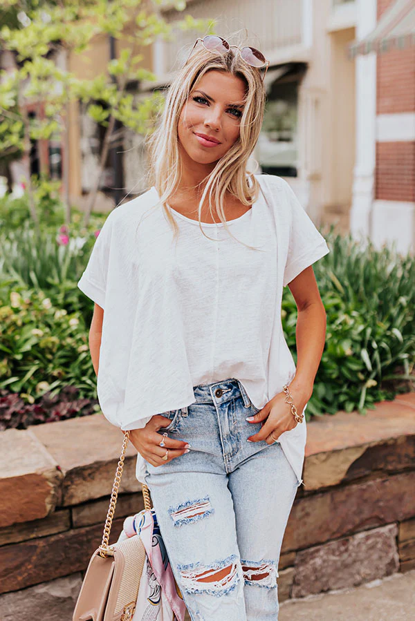 Sunny Refresh Shift Top In White - Image 4