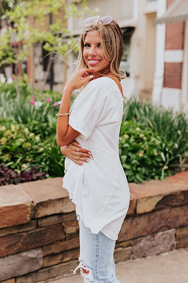 Sunny Refresh Shift Top In White - Image 5