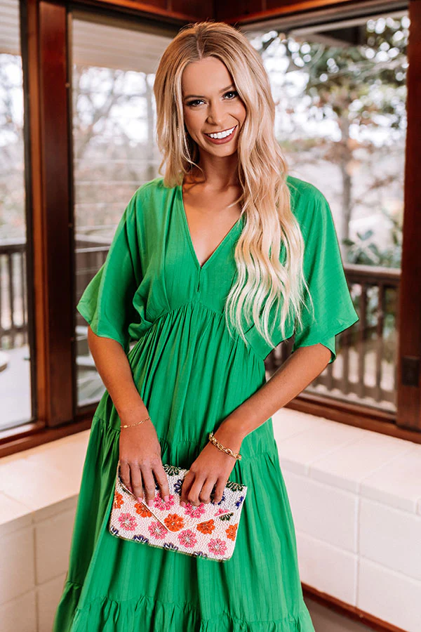Sunshine Horizon Maxi In Kelly Green - Image 4