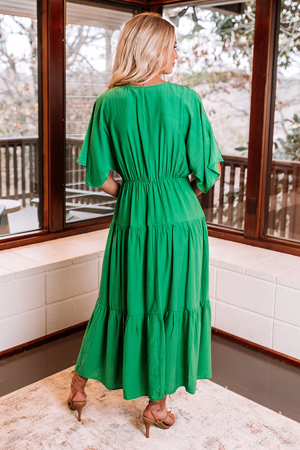 Sunshine Horizon Maxi In Kelly Green - Image 5
