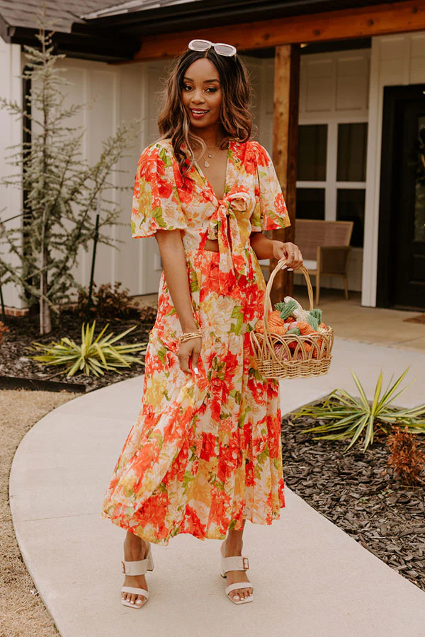Sway The Night Away Floral Midi - Image 5