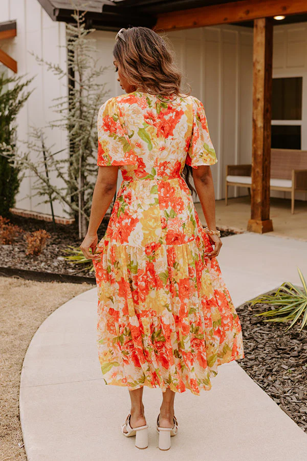 Sway The Night Away Floral Midi - Image 7