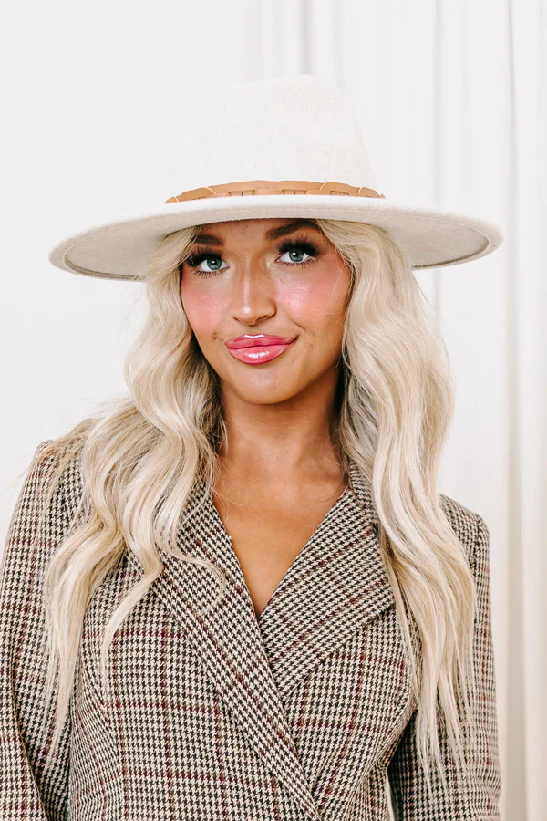 Sweet Charisma Felt Fedora In Birch - Image 7