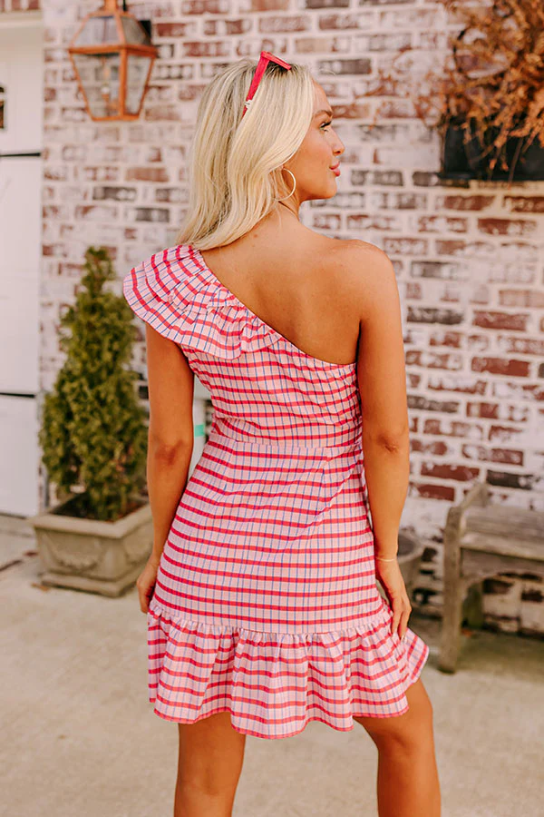 Sweet Charmer Ruffle Mini Dress - Image 4