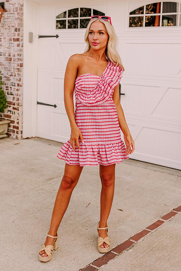 Sweet Charmer Ruffle Mini Dress - Image 5