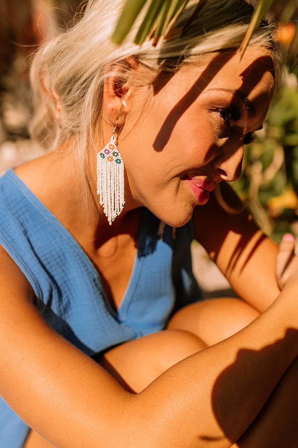 Sweet Match Beaded Earrings - Image 2