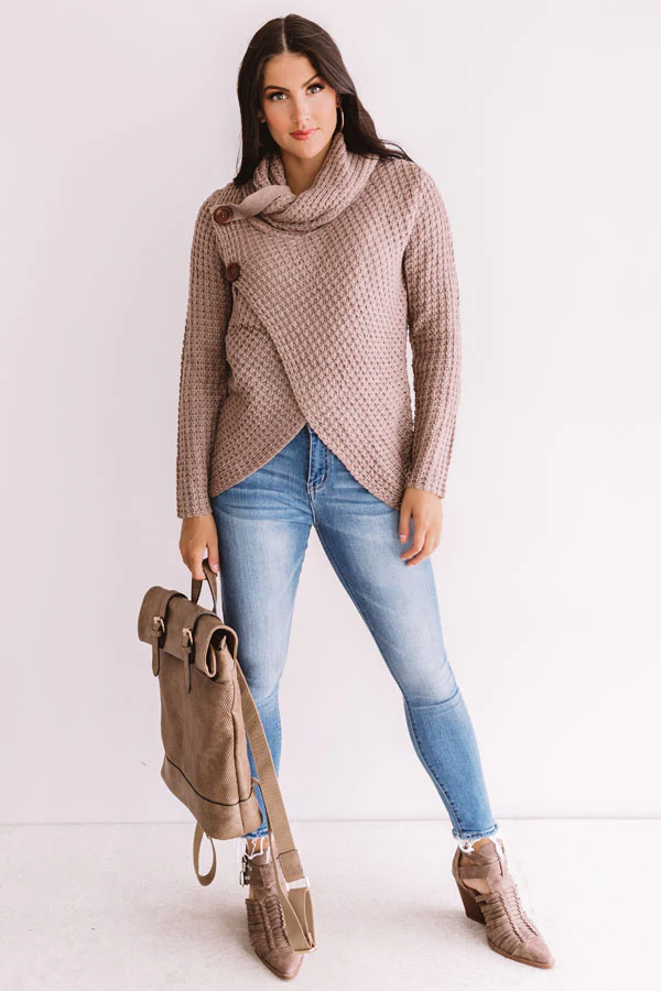 Sweeter Than Cider Sweater in Dusty Purple - Image 3