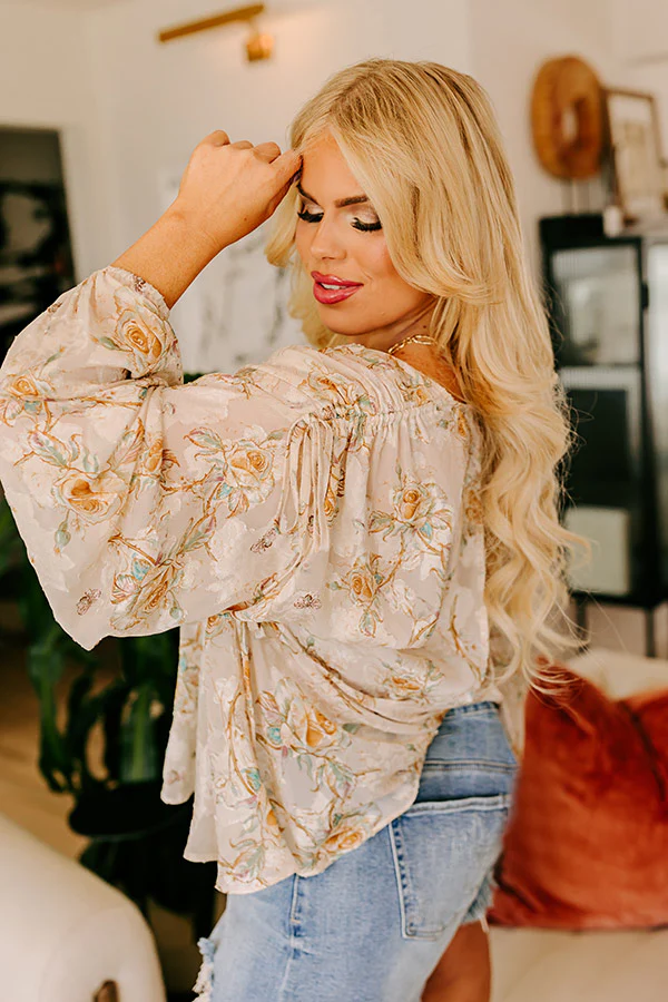 Sweetest Anticipation Floral Top Curves - Image 3