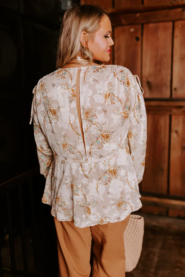 Sweetest Anticipation Floral Top Curves - Image 5