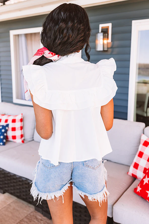 Sweetest Lullaby Top In White - Image 7