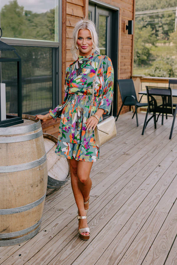 Swish And Sway Satin Dress - Image 2