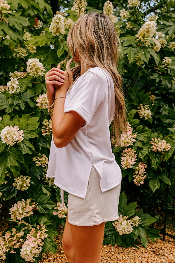 Take A Holiday Top In White - Image 4