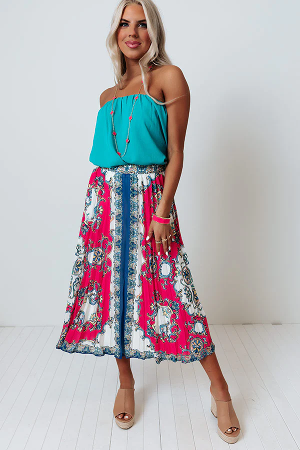 Take Me To Tortuga Pleated Skirt - Image 4