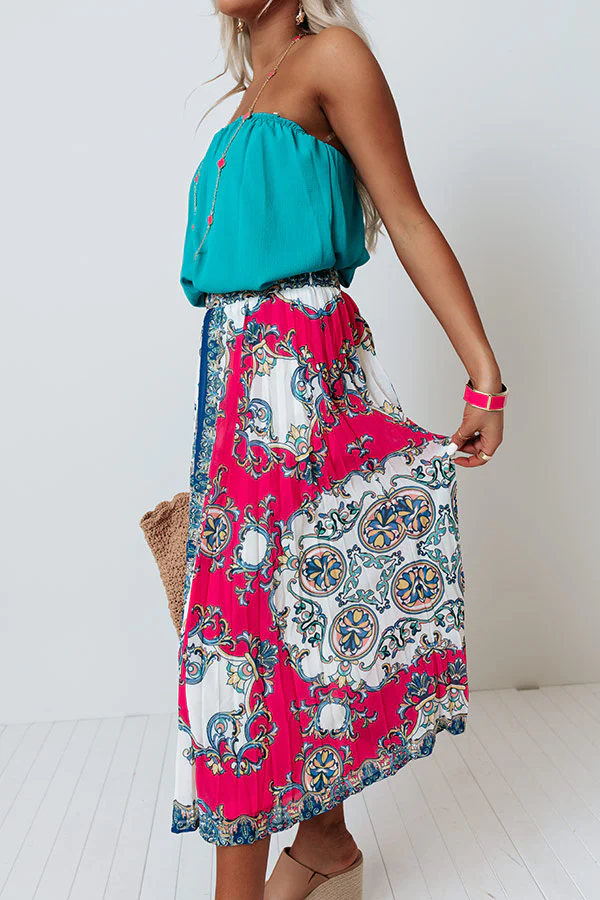Take Me To Tortuga Pleated Skirt - Image 5