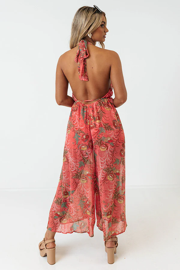 Tell Me Something Good Floral Jumpsuit - Image 6