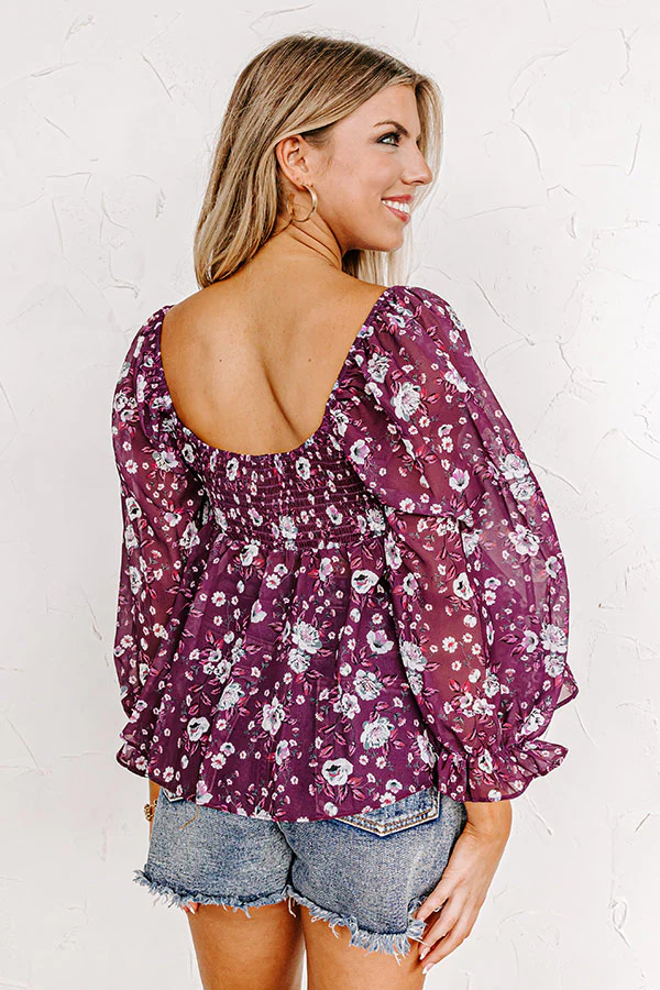 Tell You Something Floral Top - Image 3