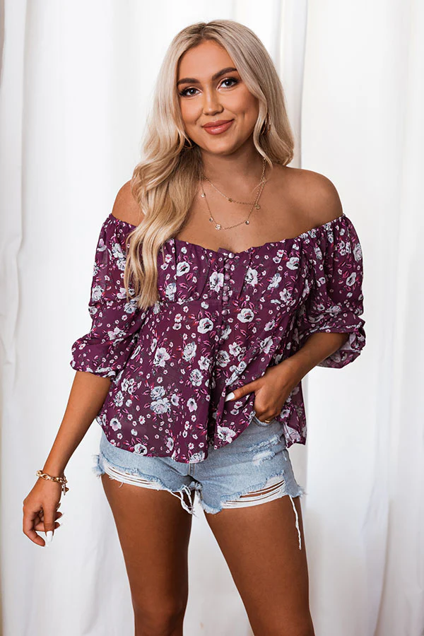 Tell You Something Floral Top - Image 4