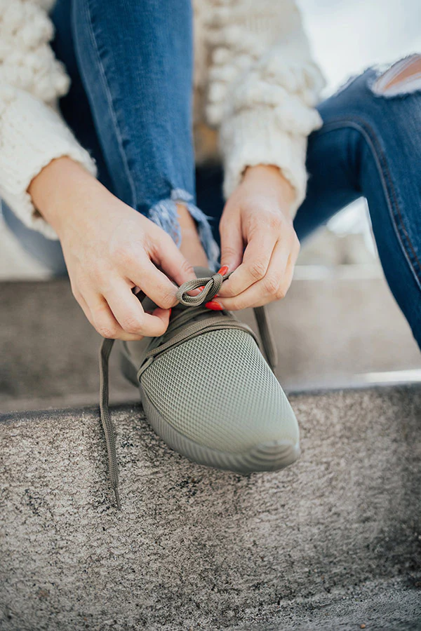 The Adrian Sneaker In Sage - Image 3