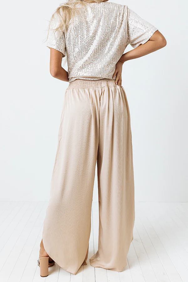 The Barrett High Waist Pants In Champagne - Image 5