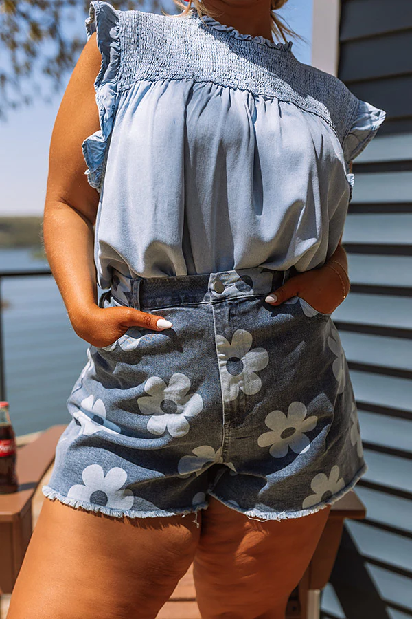The Becca High Waist Shorts Curves - Image 6