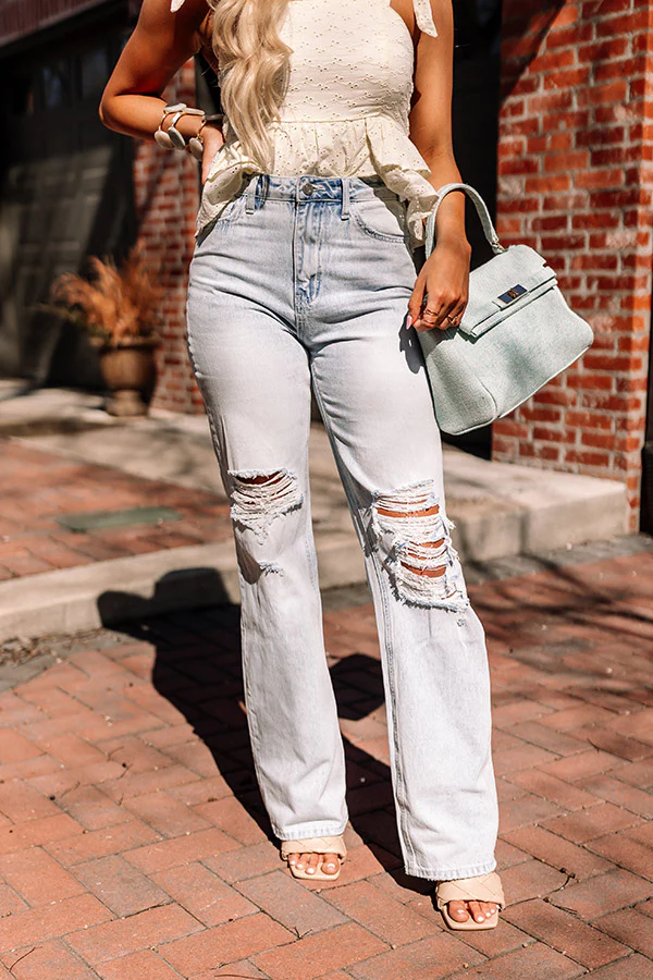 The Becks High Waist Distressed Flare - Image 4