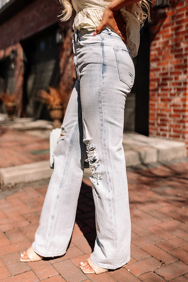 The Becks High Waist Distressed Flare - Image 5