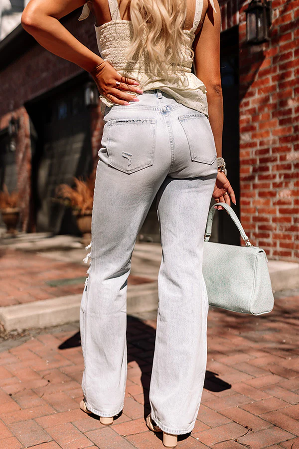 The Becks High Waist Distressed Flare - Image 6