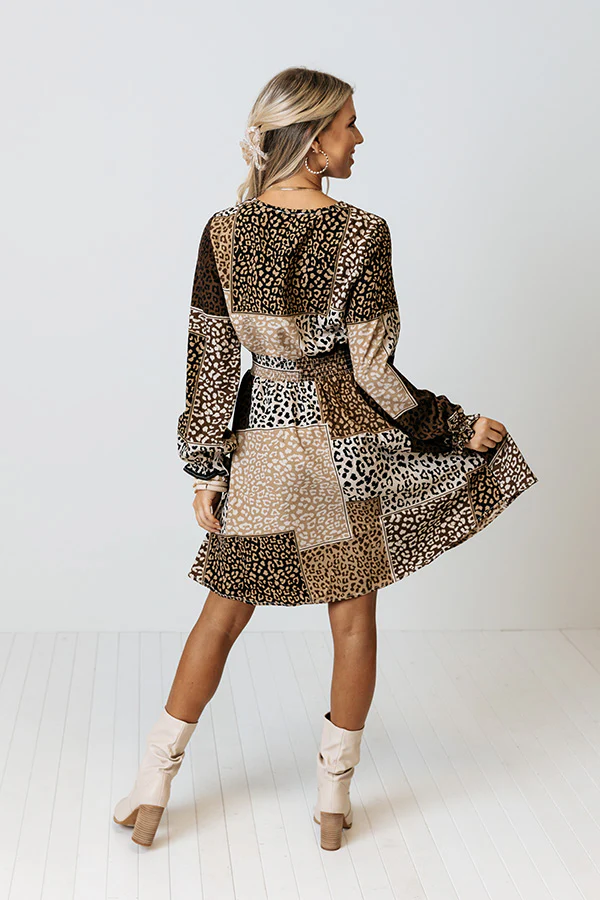 The Bellatorra Leopard Dress - Image 5