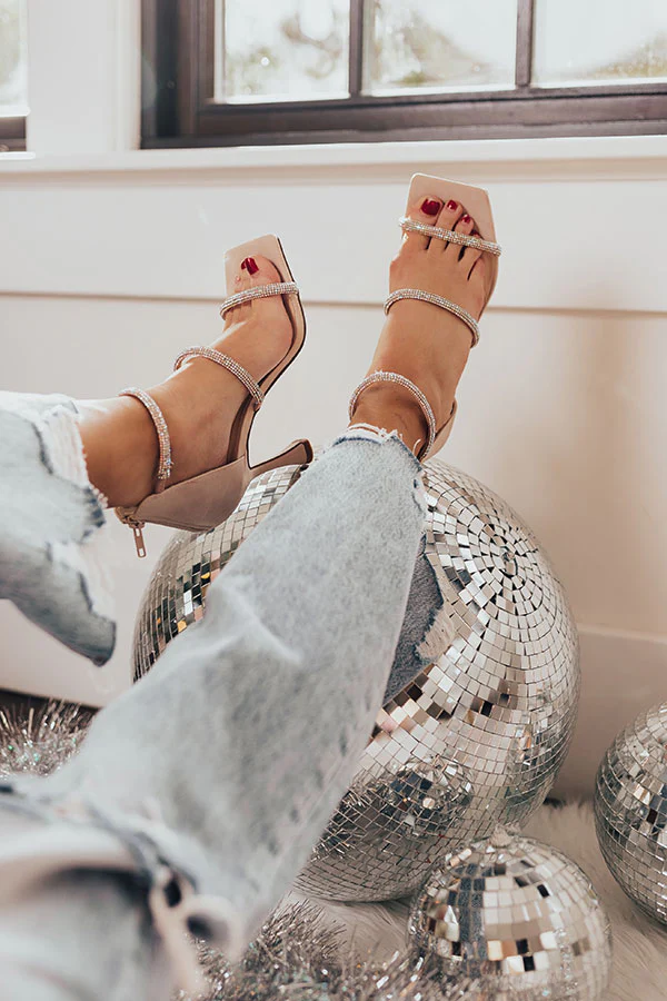 The Brooks Embellished Heel In Natural - Image 2