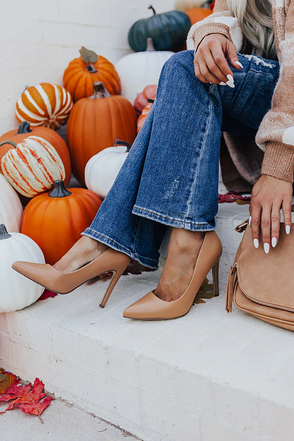 The Buxton Faux Leather Heel in Iced Mocha - Image 3