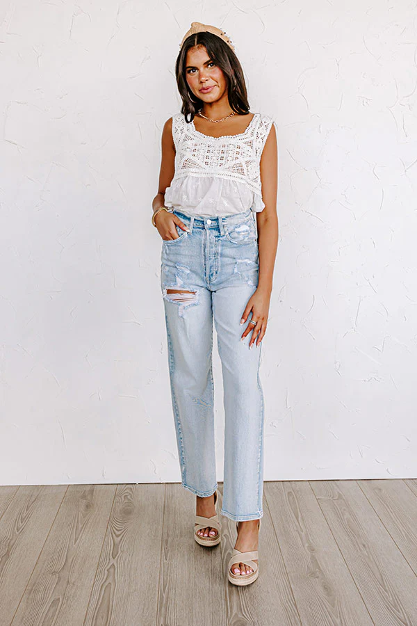 The Caylynn High Waist Distressed Jean - Image 6