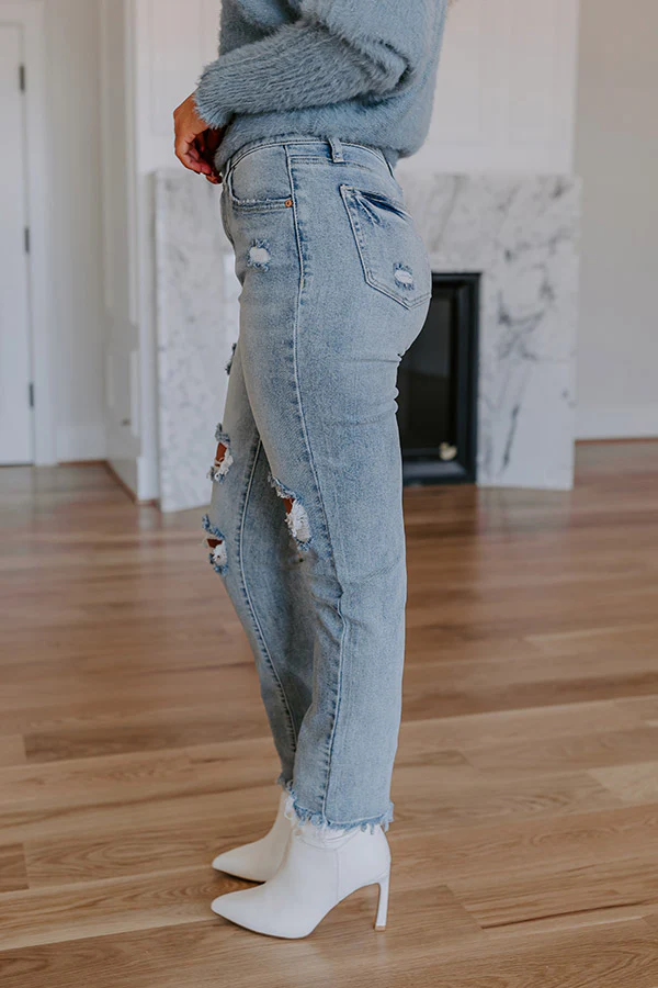 The Cely High Waist Distressed Jean - Image 8