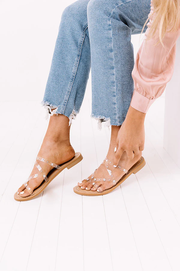 The Coralie Rhinestone Sandal