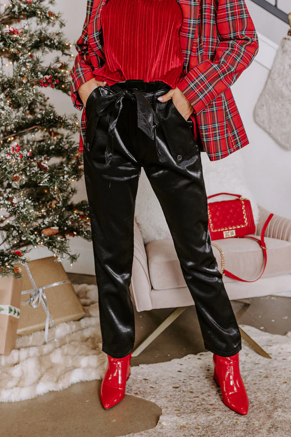 The Dash High Waist Satin Trousers - Image 3