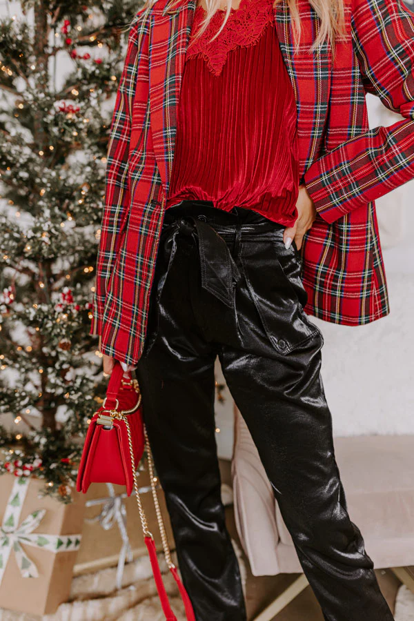 The Dash High Waist Satin Trousers - Image 4